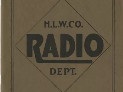 Catalog - H.L.W. Co. Radio Dept. Radio Catalog 11-24
