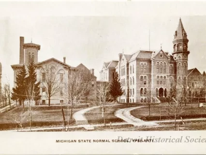 Postcard - Michigan State Normal School, Ypsilanti