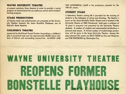 Program, Theater