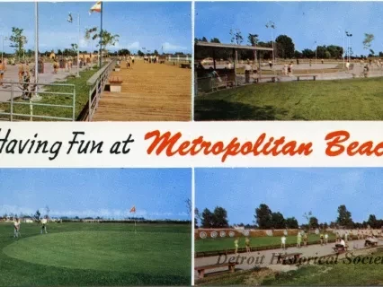 Postcard - Having Fun at Metropolitan Beach