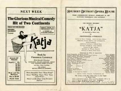 Program, Theater