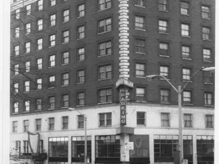 Print, Photographic - Tuller Hotel, Grand Circus Park, Detroit, Michigan