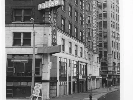 Print, Photographic - Tuller Hotel, Grand Circus Park, Detroit, Michigan
