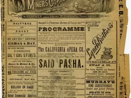 Program, Theater
