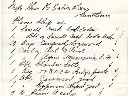Letter - Vassar Woolen Company