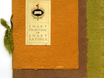 Brochure - Smart Printing of Smart Sayings
[Liggett & Gagnier Art Printers]