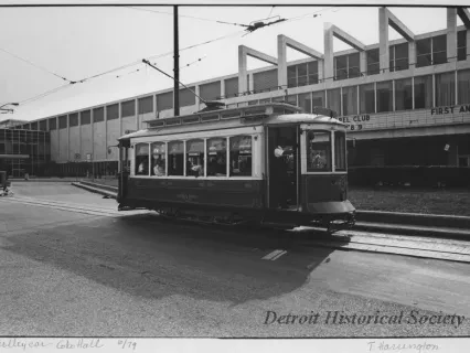Print, Photographic - Trolley Car - Cobo Hall
