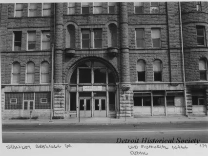 Print, Photographic - Old Memorial Hall Detail