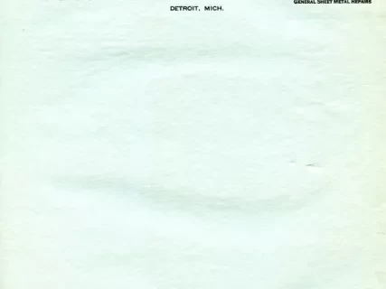 Paper, Letterhead - Albert F. Pudrith  Company