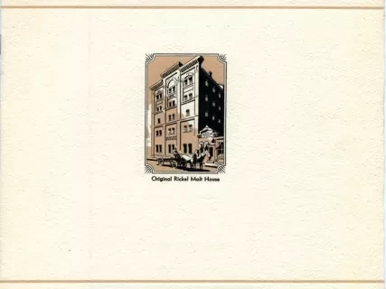 Booklet - Highlights of Detroit Industrial History
No. 11, H. W. Rickel & Company