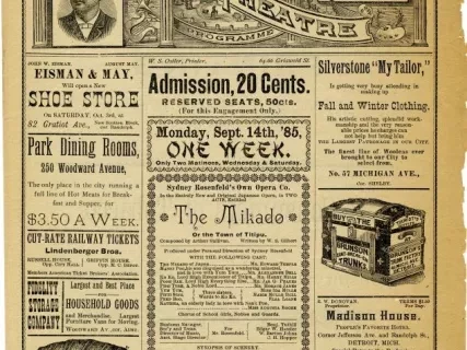 Program, Theater