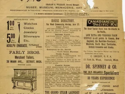 Program, Theater