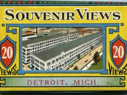 Post Folder - Souvenir Views, Detroit, Mich.