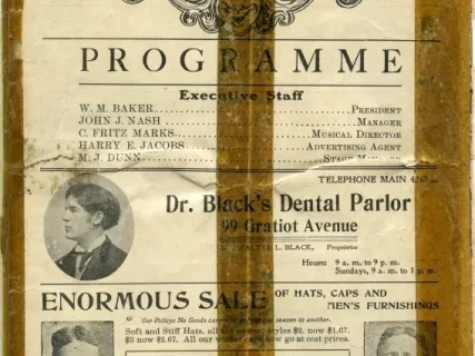 Program, Theater