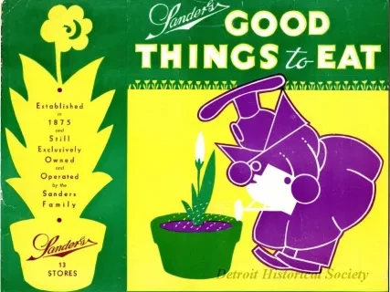 Menu - Sanders Good Things to Eat