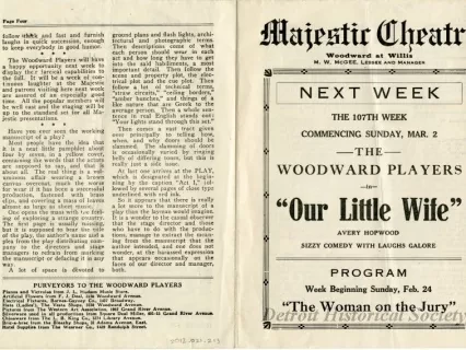 Program, Theater