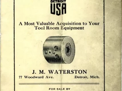 Brochure - Flynn's Improved Micrometer Boring Heads,
J. M. Waterston