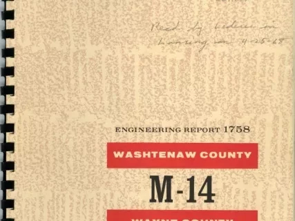 Report - Engineering Report 1758
M-14
Washtenaw County, Wayne County