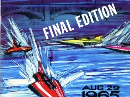 Program - Spirit of Detroit Regatta,
Unlimited Hydroplanes, Final Edition
