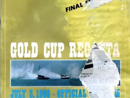Program - Gold Cup Regatta,
Final Edition