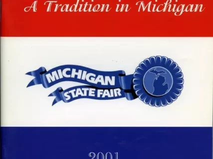 Program - 2001 Michigan State Fair Souvenir Program