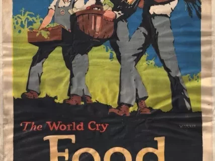 Poster - The Spirit of '18
the World Cry, Food, Keep the Home Garden Going
