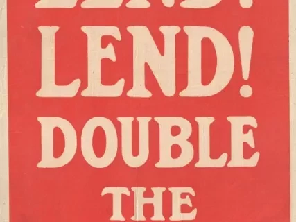 Poster - Lend!  Lend!  Double the Third!