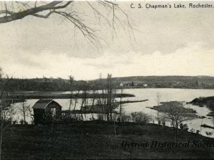 Postcard - C. S. Chapman's Lake, Rochester, Mich.