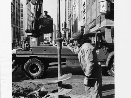 Print, Photographic - Woodward Ave., Facing North