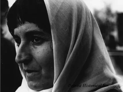 Print, Photographic - Albanian woman after worship