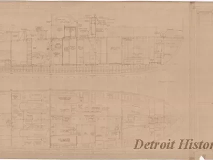 Drawing, Technical - 63 Ft. Aircraft Rescue Boat - Mark 3,
Inboard Profile & Arrangement Plan