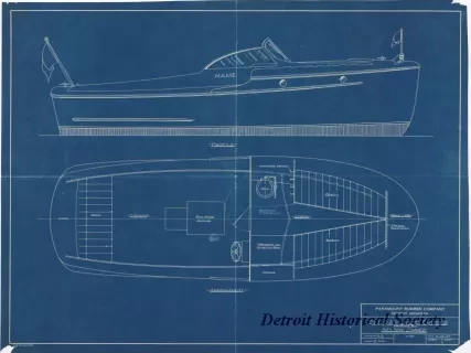 Blueprint - 25' 0" O.A. [Overall] Plastic Cruiser