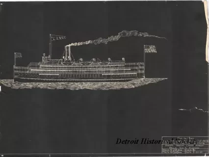 Drawing, Technical - SS Put-In-Bay