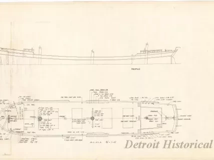 Drawing, Technical - Deck Plan
(James F. Joy)