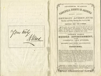 Program, Theater