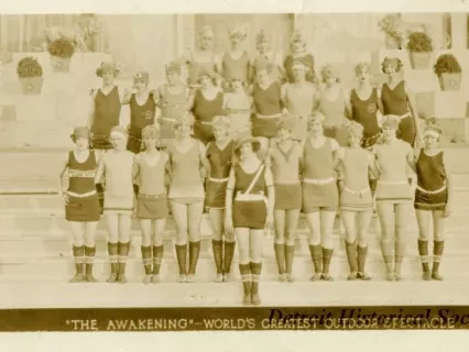 Postcard - "The Awakening"--World's Greatest Outdoor Spectacle