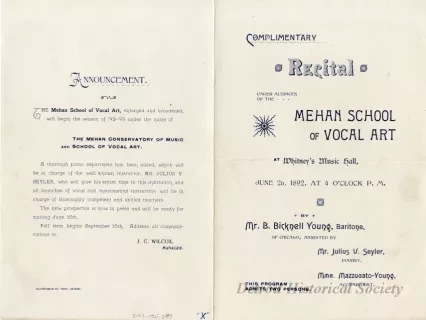 Program, Theater