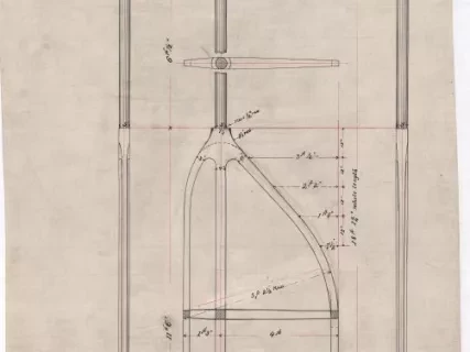 Drawing, Technical - Rudder for F.&P.M. No. 1