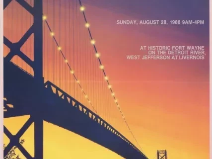 Poster - Spirit of Detroit Car Show