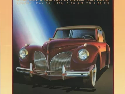Poster - Spirit of Detroit - A Car Show & Swap Meet at Historic Fort Wayne