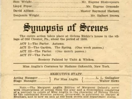 Program, Theater
