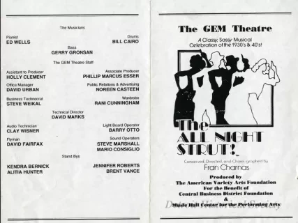 Program, Theater