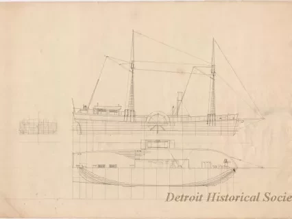 Drawing, Technical - Walk-in-the-Water