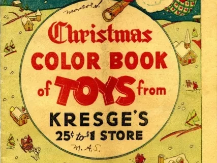 Catalog - Christmas Color Book of Toys from Kresge's 25¢ to $1 Store