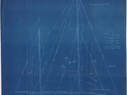 Blueprint - Josephine, Sail Plan for 1938