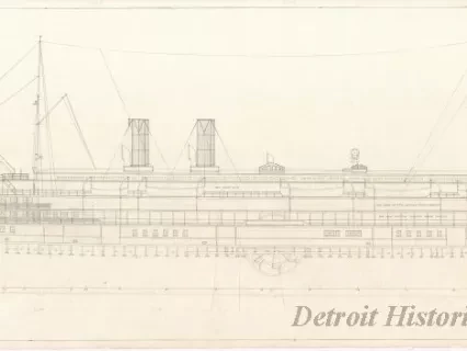 Drawing, Technical - Outboard Profile, City of Cleveland III