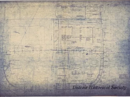 Blueprint - Midship Section
[Hull No. 311, SS City of Midland]