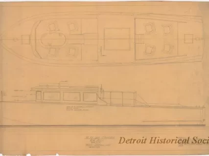 Drawing, Technical - 35 Ft. Day Cruiser
