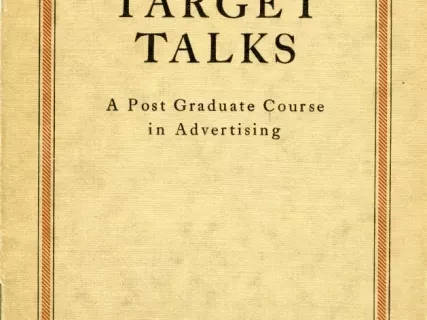 Booklet - Target Talks: A Post Graduate Course in Advertising