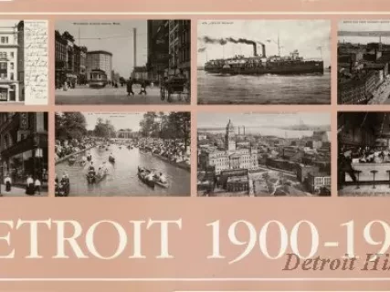 Poster - Detroit 1900-1910